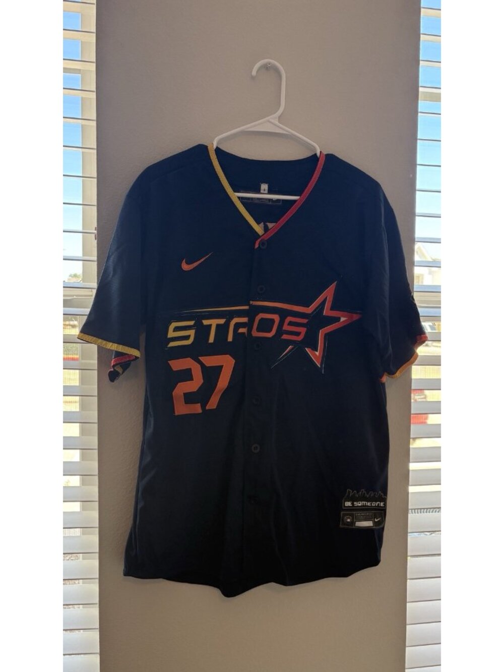 Connect City Stros Nike Jose Altuve #27 Houston Astros Jersey Size Small